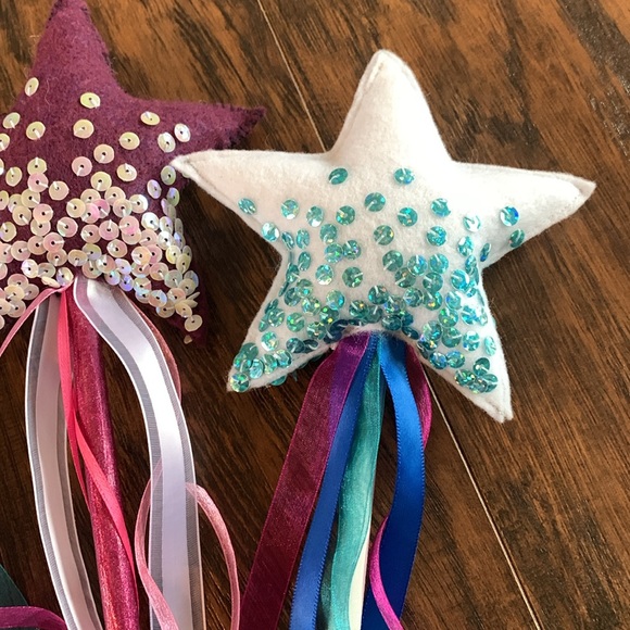 Handcrafted - Set of 4 Fairy and/or Princess Wands - Picture 7 of 8